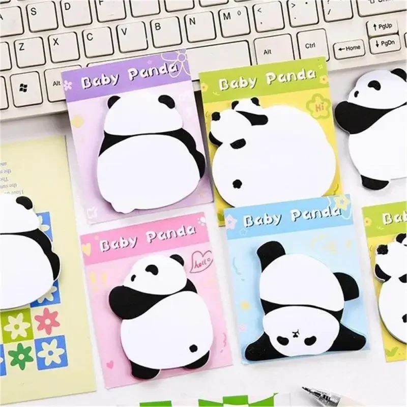 30 sheets Post-it Notes Custom Cute Panda High-value Note Paper Student Office Message Notes Sticky Notes