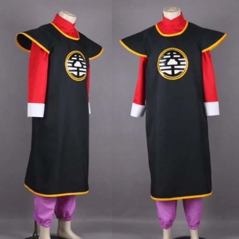 

Anime Dragon Ball North Kaioshin Cosplay Costume Anime Uniform with Hat Halloween Performance Costume Outfits Kids Holiday Gifts
