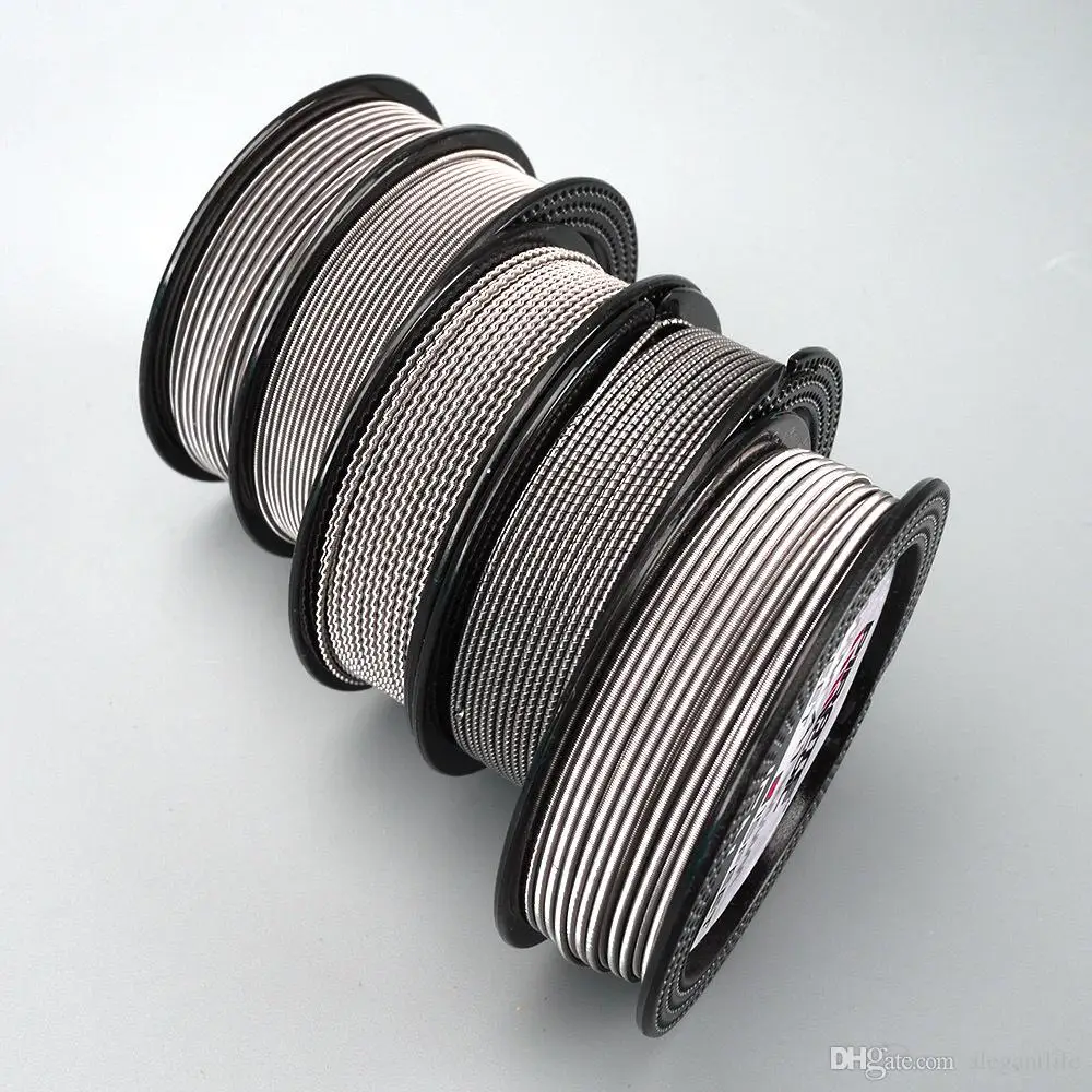 Fast delivery nichrome vape wire ni80 ni90 fused clapton coils for vaping