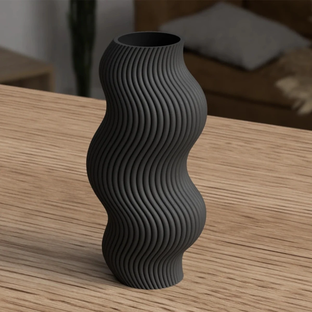 مزهرية سيراميك غير منتظمة من الشمال ، فن تجريدي ، زخرفة زجاجة زهور ، ترتيب زهور منزلي ، ديكور سطح المكتب للخزانة #2