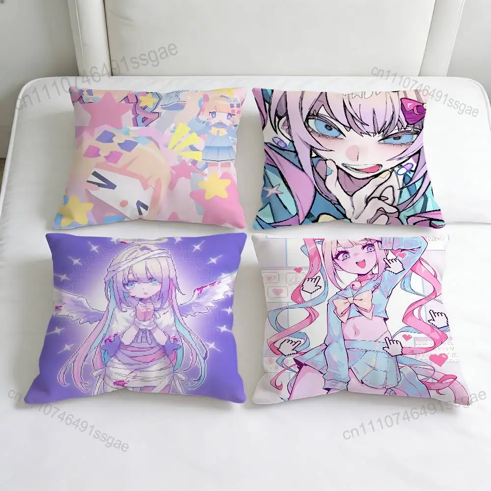 

Kangel N-Needy Streamer Overload Square Pillow Case Soft Decorative Throw Pillow Cover for Home Sofa Bed