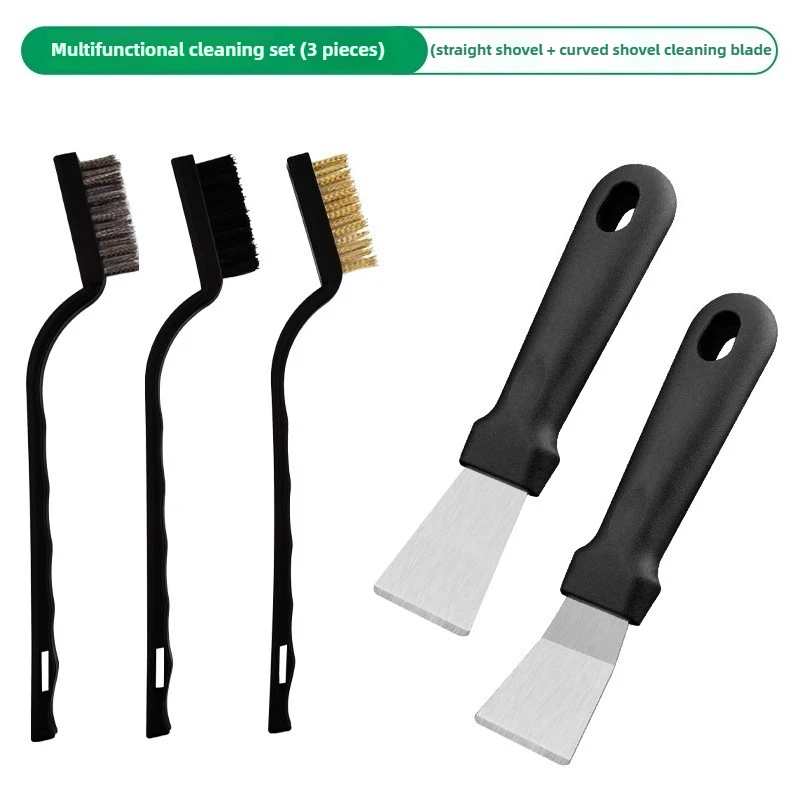 

Veekaft 3/6 шт. щетка для чистки 3D-принтера, лопата для чистки, щетка для ржавчины, прямая лопата + изогнутая лопата, инструмент для чистки