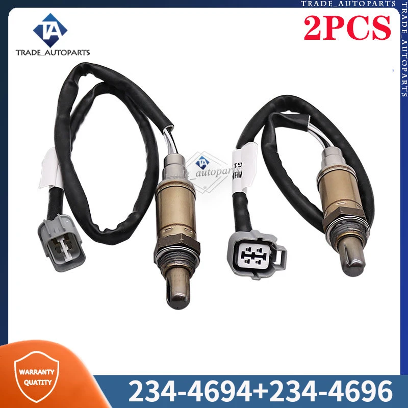 

2PCS Oxygen O2 Sensor 234-4694 234-4696 For Land Rover Discovery 4.0L 4.6L 2000 2001 2002 Upsteam & 2 Downstream