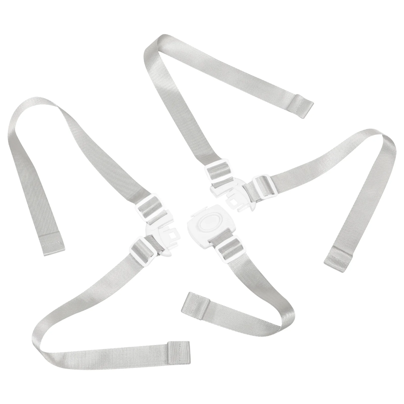 

Harness Safety Straps High Chair Stroller Toddler Adjustable Buckle Durable Material Compatibility Storage