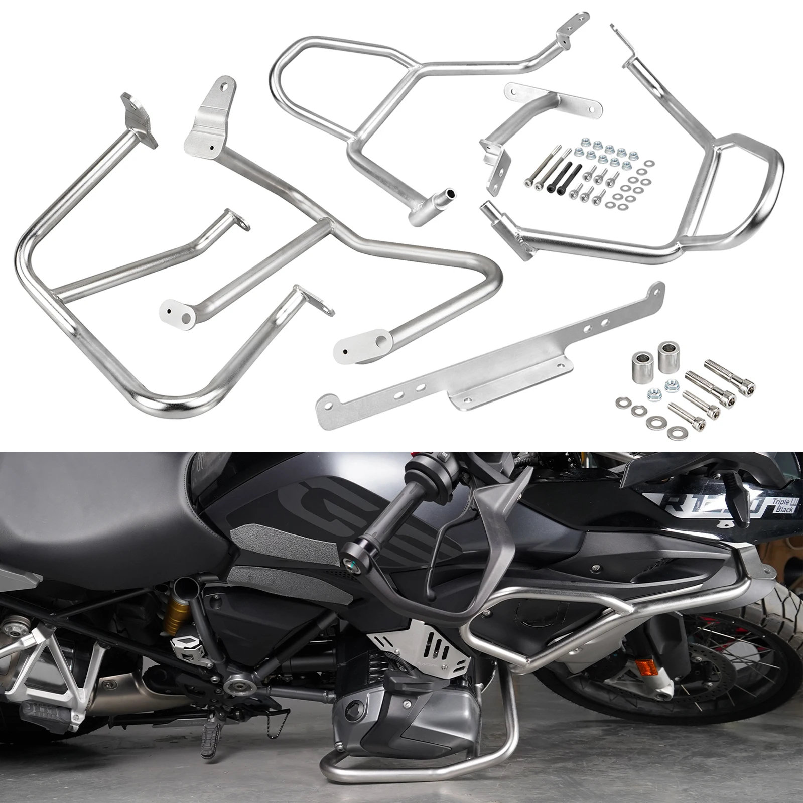 

Motorcycle Upper Crash Bar/Engine Guards for BMW R1250GS R 1250 GS 2019 2020 2021 2022 2023 2024 R1250GS Falling Protection