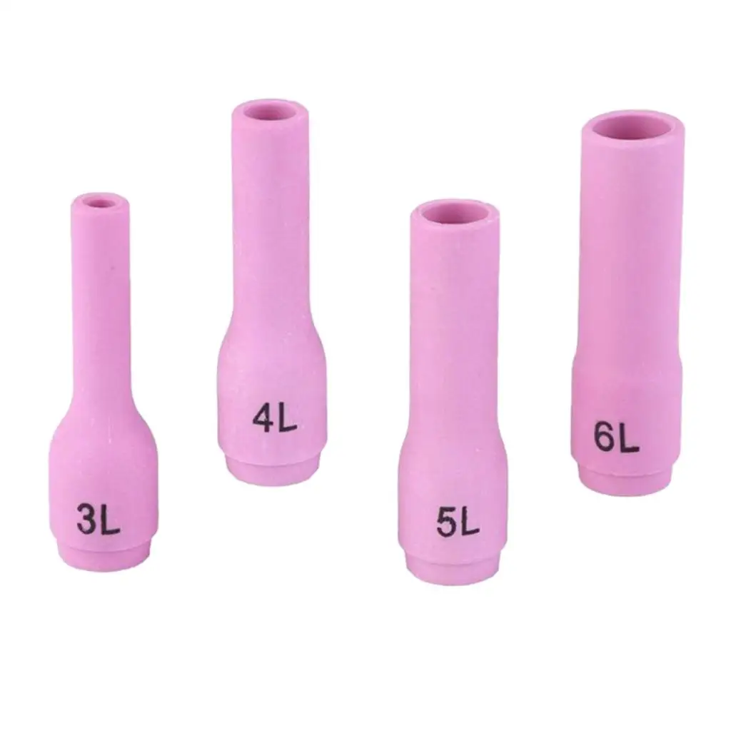 Ceramic Torch Tig Alumina Cups 5pcs Welding Nozzles Wp9 Compatible Accessories for Welding Torch 9 20 25 Argon Use