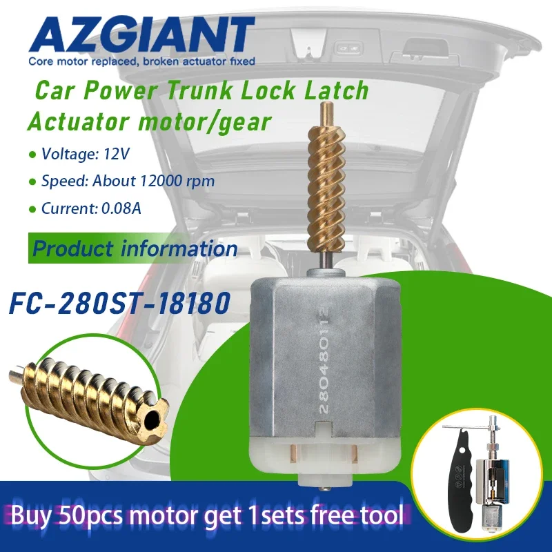 FC-280ST-18180 AZGIANT Car Trunk Latch Lid Lock Release Motor Worm Gear For Nissan Fuga Y50/Y51/Mitsubishi verada/Magna/Galant