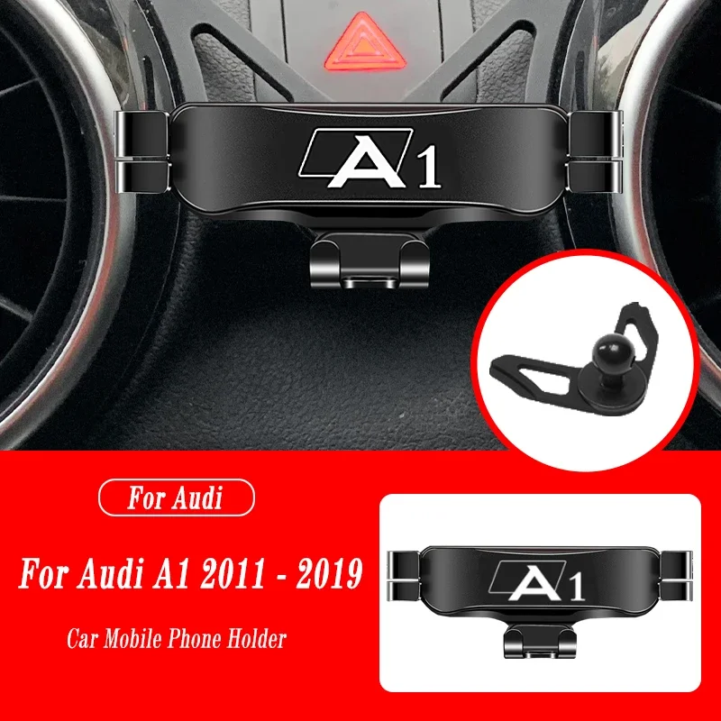 Suporte de Telefone Móvel para Carro para Audi A1 Sportback 8XA 8XF 2011-2019, Montagem na Saída de Ar, Suporte de Navegação por Gravidade GPS, Acessó