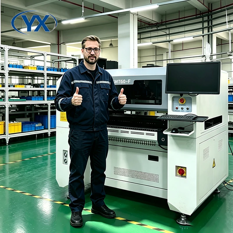 Stock in USA Fully Automatic Desktop SMT660-F 6 Head Smd Led Pick and Place Machine With Fly Shoot Imported Servo Drive