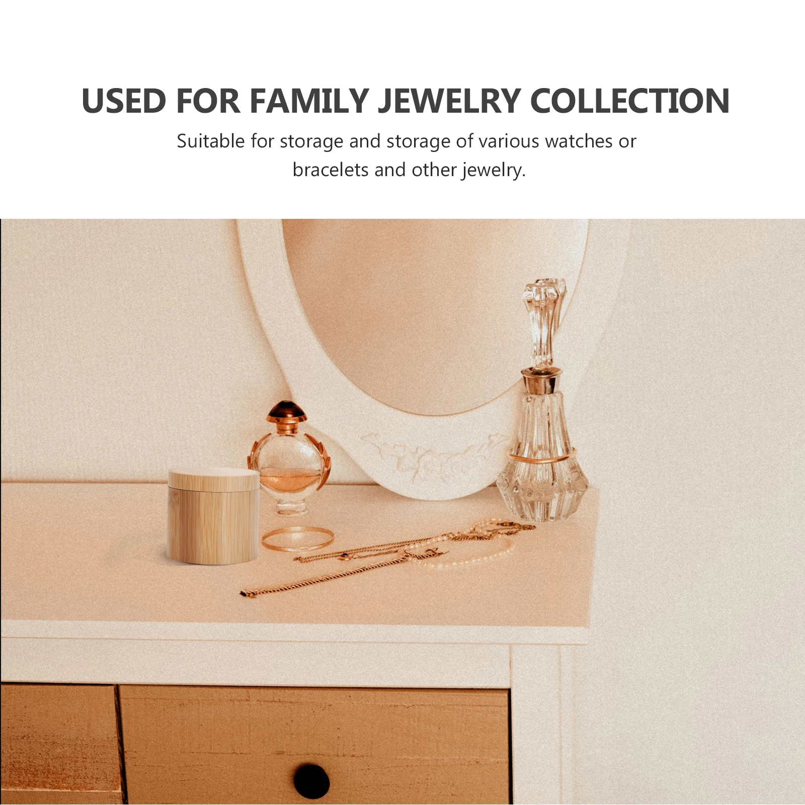 

Bamboo Watch Box Storage Container Packaging Case for Jewelry Display Strong Durable Material Practical Use