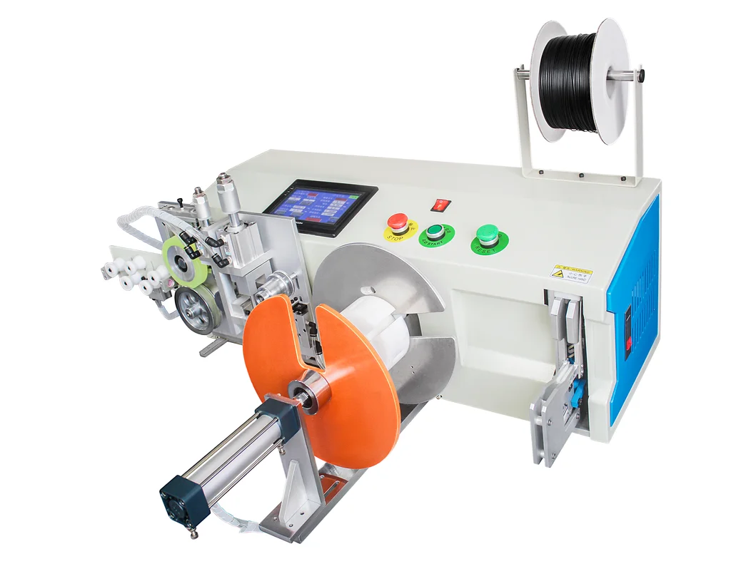 Metre-counting Coiling and Bundling Machine for Coil Processing Automatic Cable Fixed Length Cutting Winding Machine