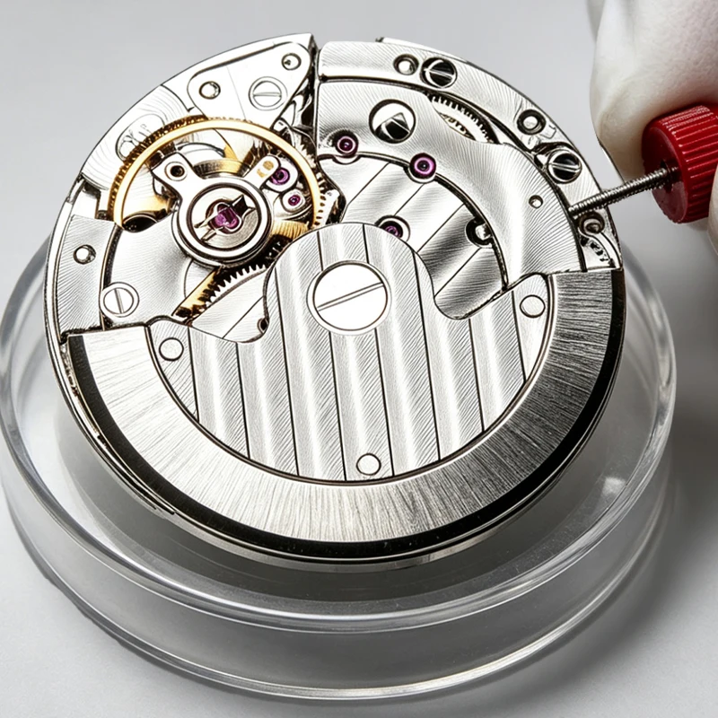 4813 movement New China 4813 single calendar ultra-thin three-pin automatic mechanical watch movement