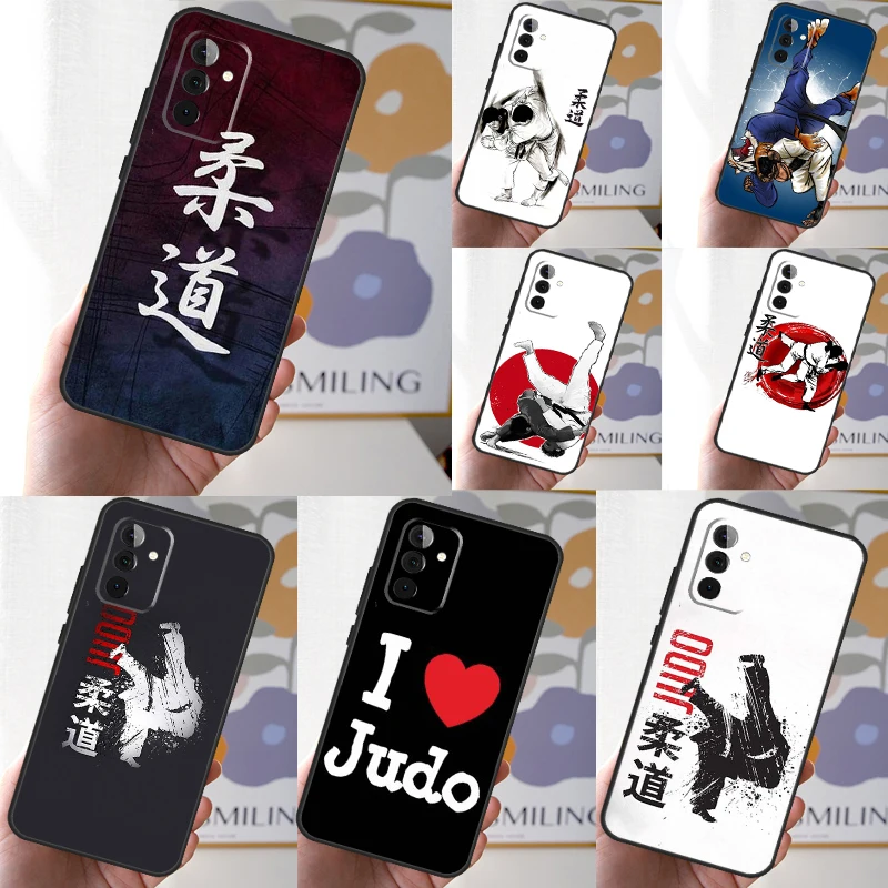 Janpan Judo Phone Case For Samsung Galaxy A52 A32 A12 A14 A34 A54 A51 A71 A53 A33 A13 A15 A25 A35 A55