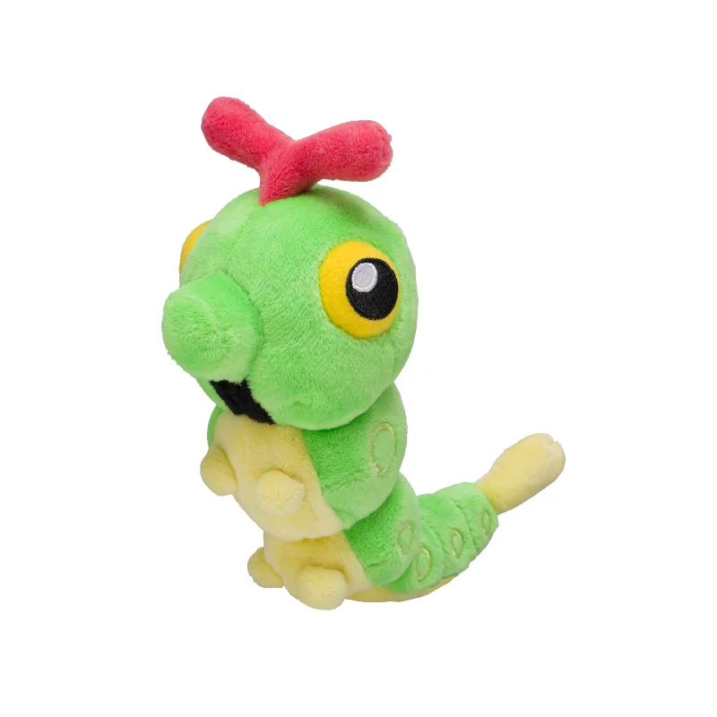 

Плюшевая игрушка-подвеска Pokemon Center Popular Palm Series Caterpie, милая мягкая игрушка для детей, подарок на день рождения или Рождество