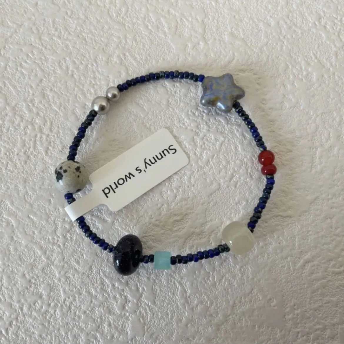 Fashion Handmade Charm Bracelet Kawaii Star Y2k Bead Chain Jewelry Bracelet Cute Hand Chains Accessories Love Beads Gifts