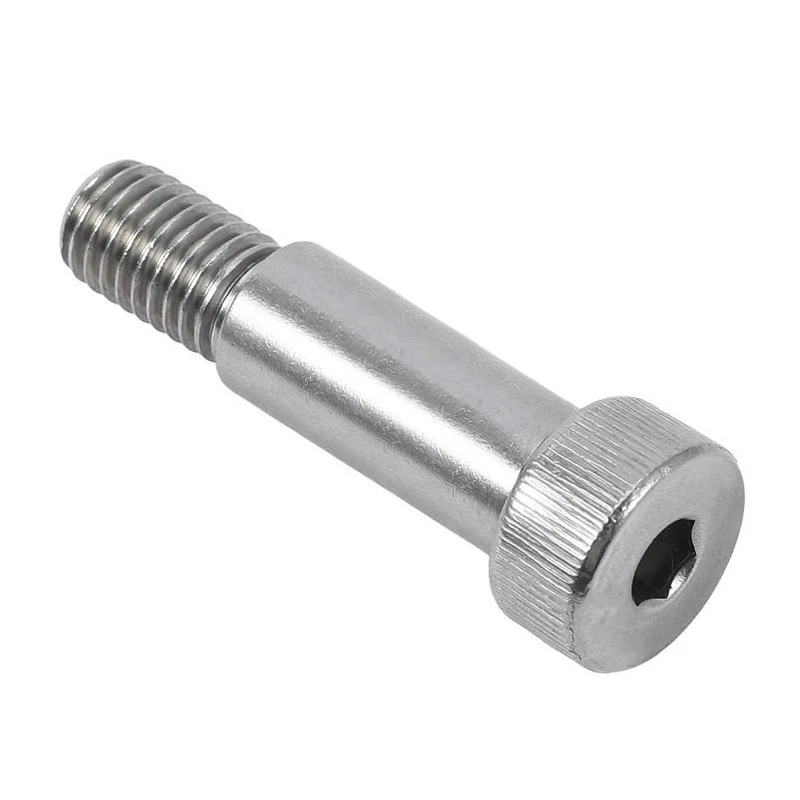 

304 Stainless Steel Hex Socket Shoulder Screws - M6-M12 Roller Bearing Bolts for Precision Machinery & Equipment Assemblies