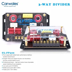 2 pcs Carwales Car Audio System HIFI 3-Way Crossover Tweeter Midrange SubWoofer Signal Combination Distributor Divider Processor
