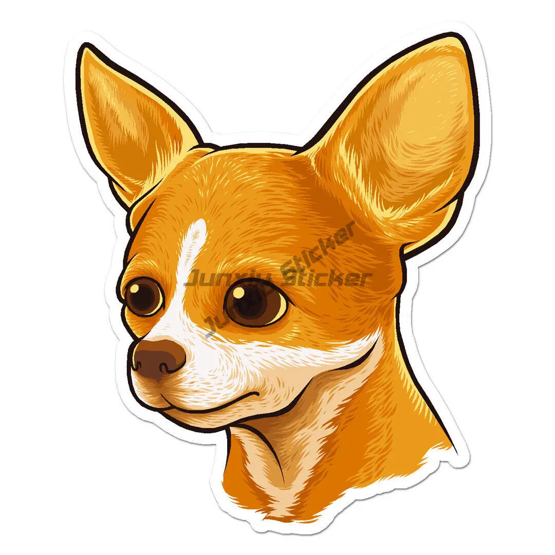 

Chihuahua Dog Vinyl Decal Sticker Car Stickers JDM Creative Biker Man Decal Windows Trunk Decoration