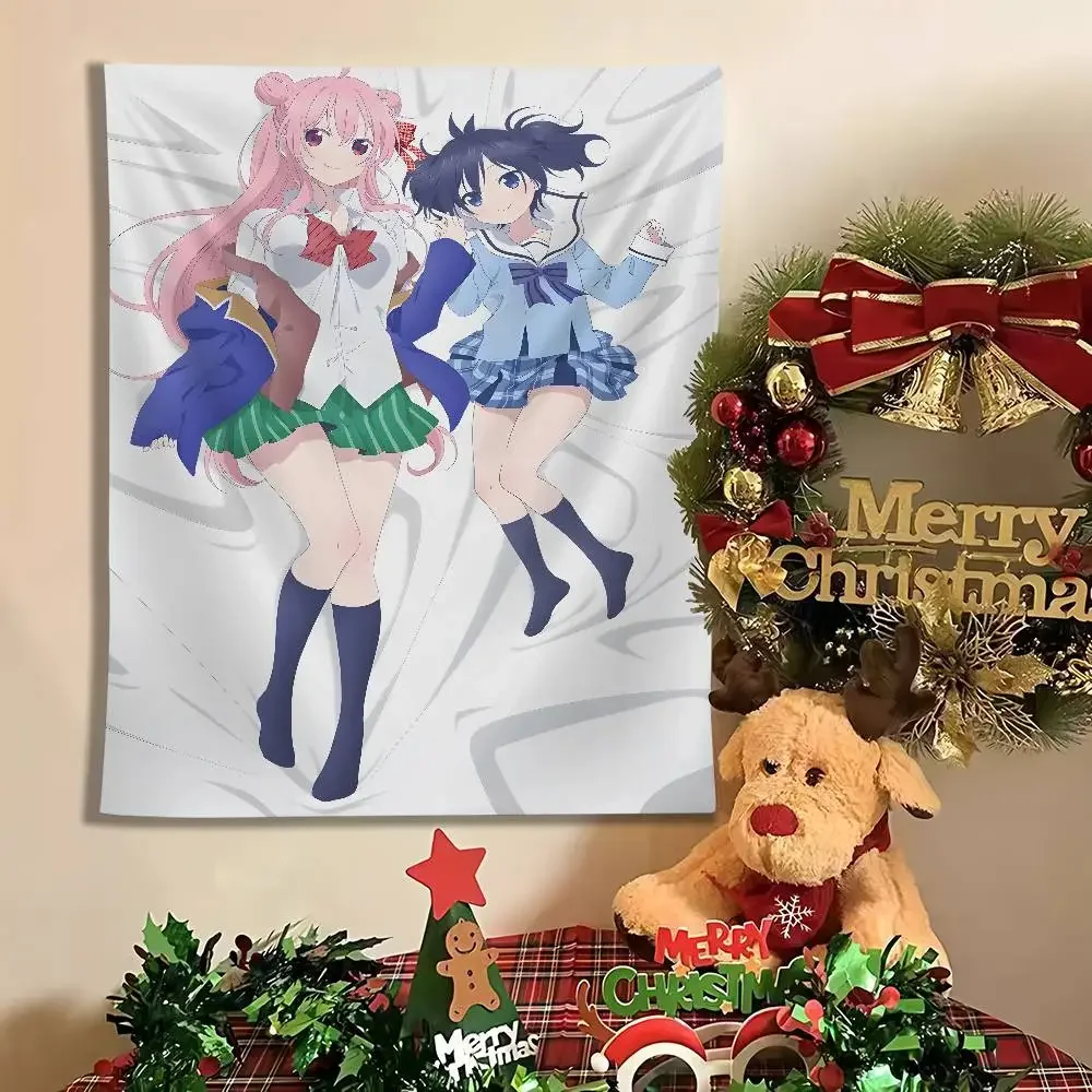 Anime H-happy Sugar Life Tapestry Hanging Dorm Room Decor Kids Bedroom Wall Tapestry Party Backdrop Blanket Bedspread Gift Idea