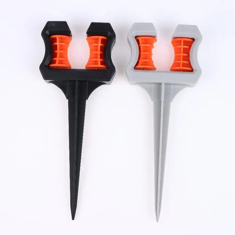 Robust Spike Holder for Garden Hose Water Pipe Positioning in Landscapes