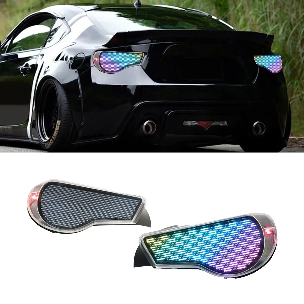 

For Toyota GT86 Subaru BRZ 2012-2020 Left Right Rear LED Taillight Taillamp Tail Lights Assembly Wide Light Lamp