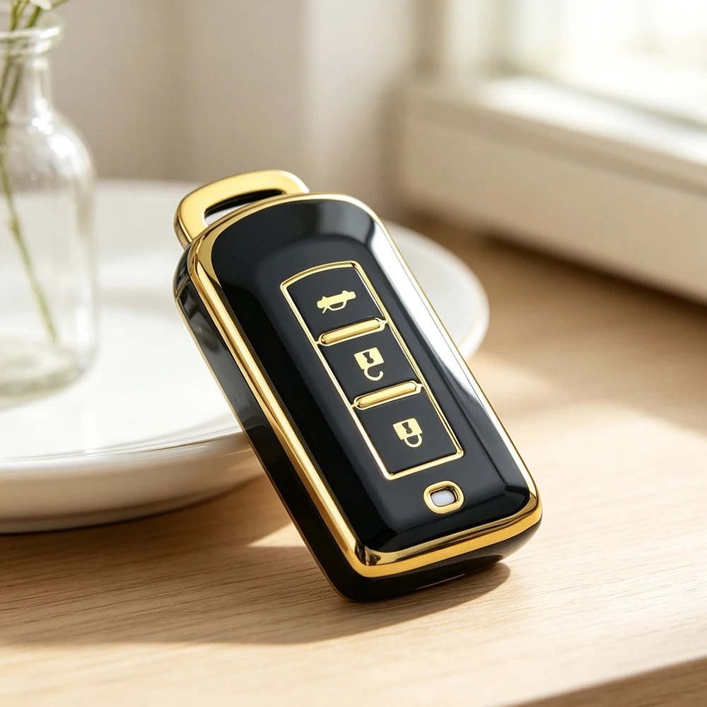 TPU Car Remote Key Case Cover for Mitsubishi Outlander ASX LANCER Pajero Sport Eclipse Cross Protective Holder Fob Shell