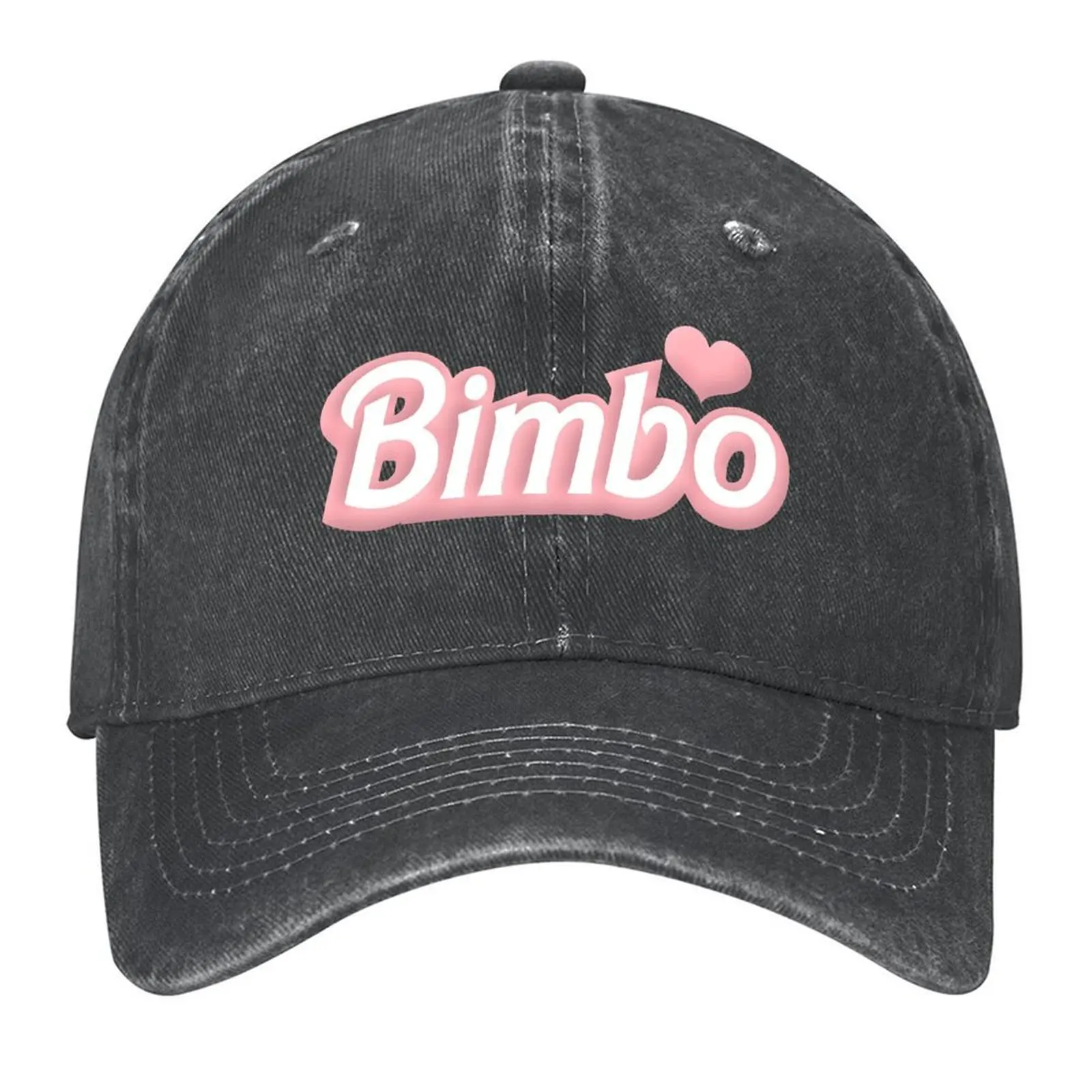 

Bimbo Doll Love Heart Baseball Cap New In Hat Fashion Beach golf hat genuine men's big size hat Women's Golf Wear Men's
