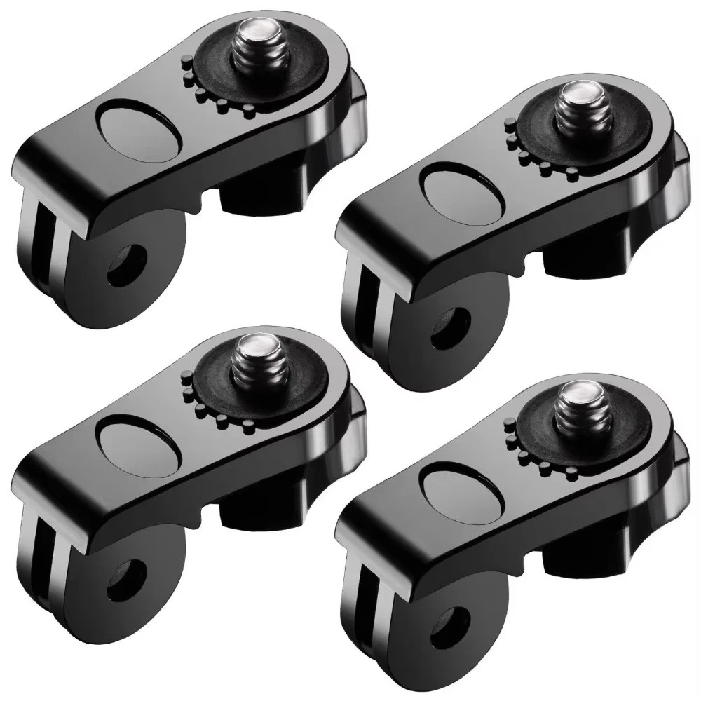 Universal Conversion Adapter (1/4 Inch 20) Mini Tripod Screw Mount Fixing GoPro 5 6 Accessories  and Other Action (pack of 4 )