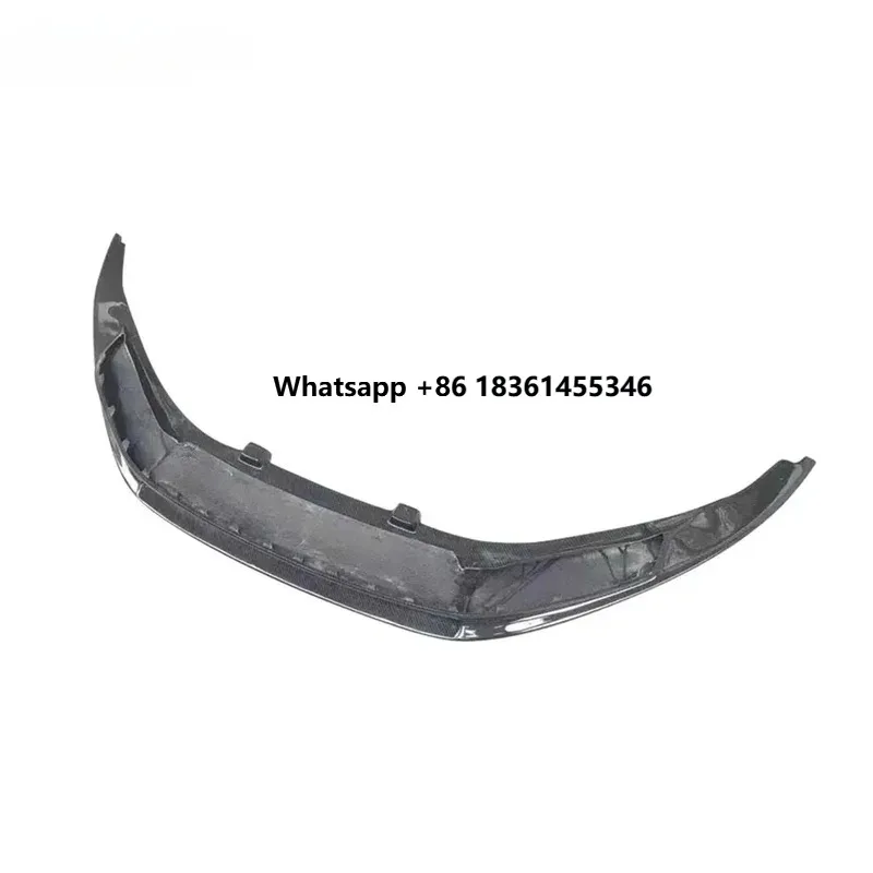

For R8 Front Bumper lip 2017- High Quality V Style Carbon Fiber Body Kit