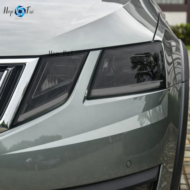 

2 шт. для Skoda Octavia 2017 2018 2019 тонировка автомобильной фары Черная защитная пленка защита прозрачные ТПУ наклейки аксессуары