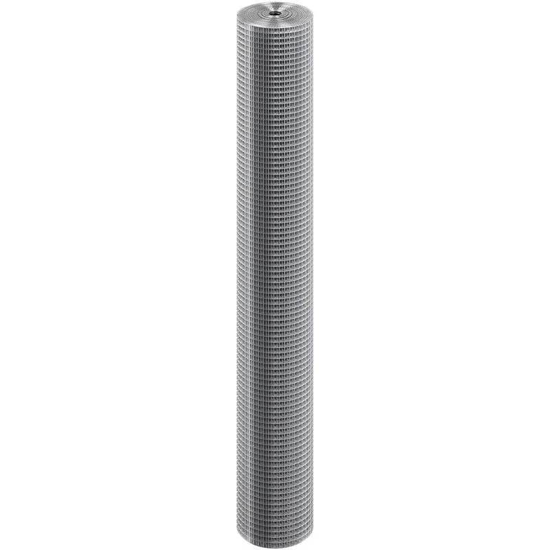 Hardware Cloth, 1/2 inch 48in x 50 ft 19 Gauge, Hot Dipped Galvanized Wire Mesh Roll, Chicken Wire Fencing, Wire Mesh for Rabbit Cages, Garden, Small Rodents