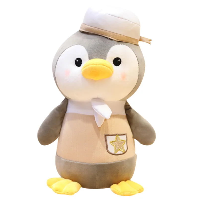 

22/30/40cm Super Soft Hat Penguin Plush Toy Cute Cartoon Animal Penguin Cap Stuffed Doll Lovely Valentine's Gifts Sofa Pillows