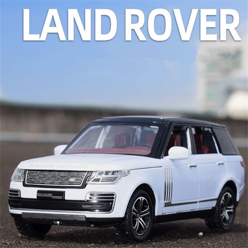 รถแลนด์โรเวอร์แลนด์โรเวอร์1:32ของเล่นโลหะโมเดลรถยนต์รถออฟโรดจำลองของขวัญของสะสม