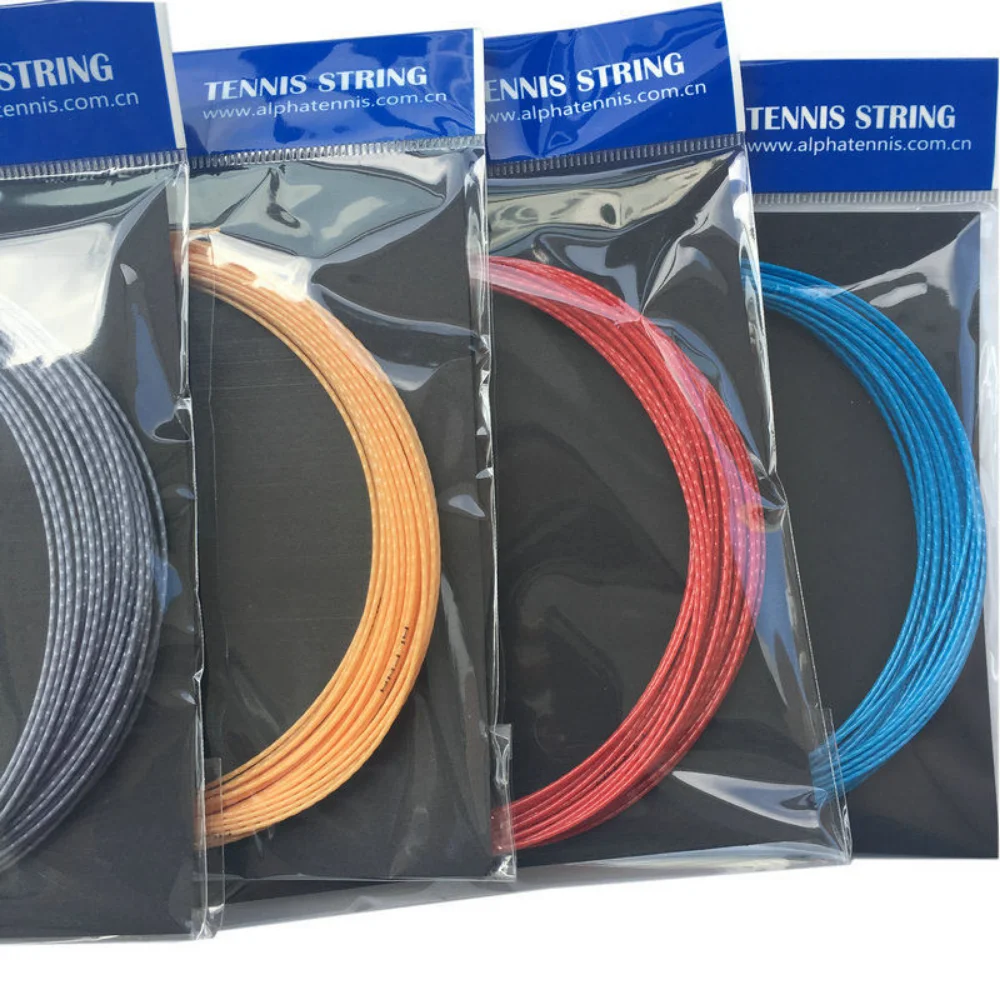 Hard Line Tennis String, Polyester Wire, Hexagonal Rotating Thread, 12m