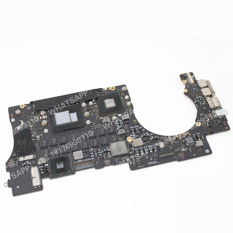 Placa lógica defectuosa 820-00163-A 820-00163 del año 2015 para reparación de MacBook Pro 15'' A1398