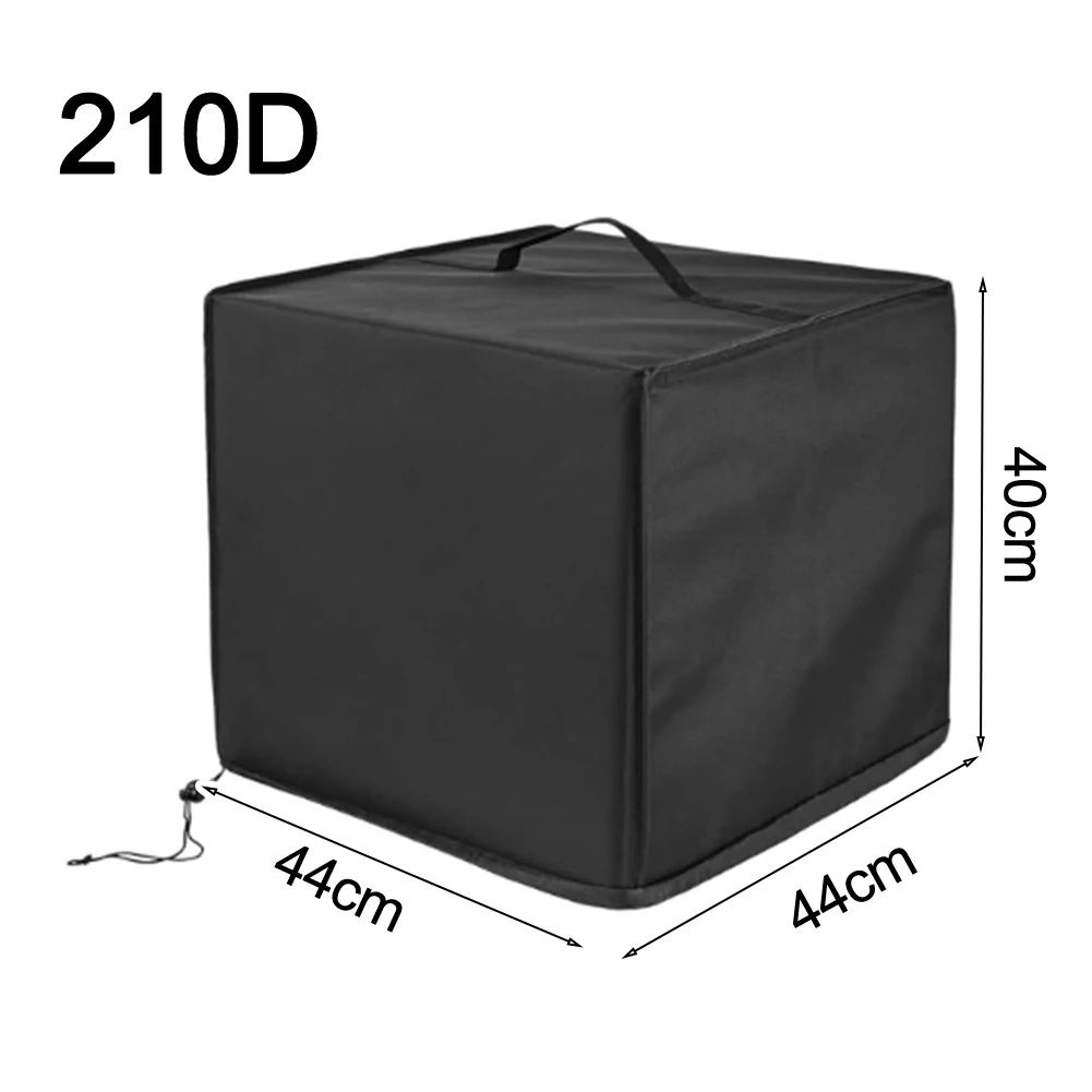Waterproof Cover Black Oven Dust Cover Waterproof Dustproof Sun Protection Windproof For Countertop Appliances