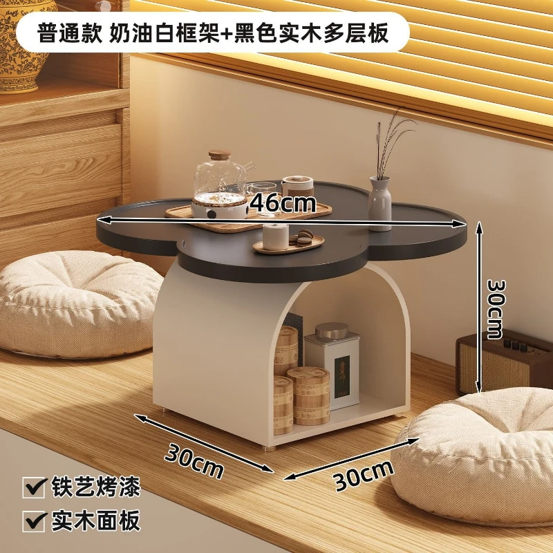 Bay window coffee table small table 2026 new light luxury several three-piece set bedroom tatami tea