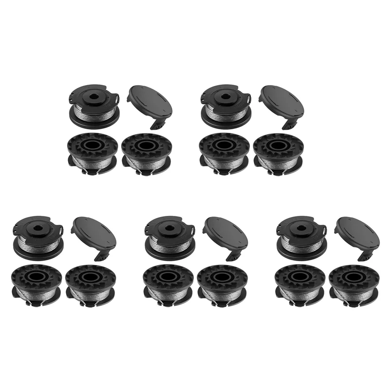 

ABSS-15 Pack String Trimmer F016800569 Spool Line With F016F04557 Spool Cover For Easy Grass Cut ART 215SL 26SL