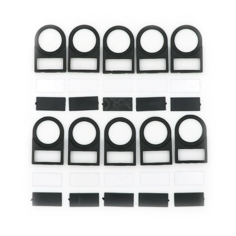 Switch Label Frame Quick Installation Reliable Stable Compatibility Fastener Mounting PC Performance Push Button