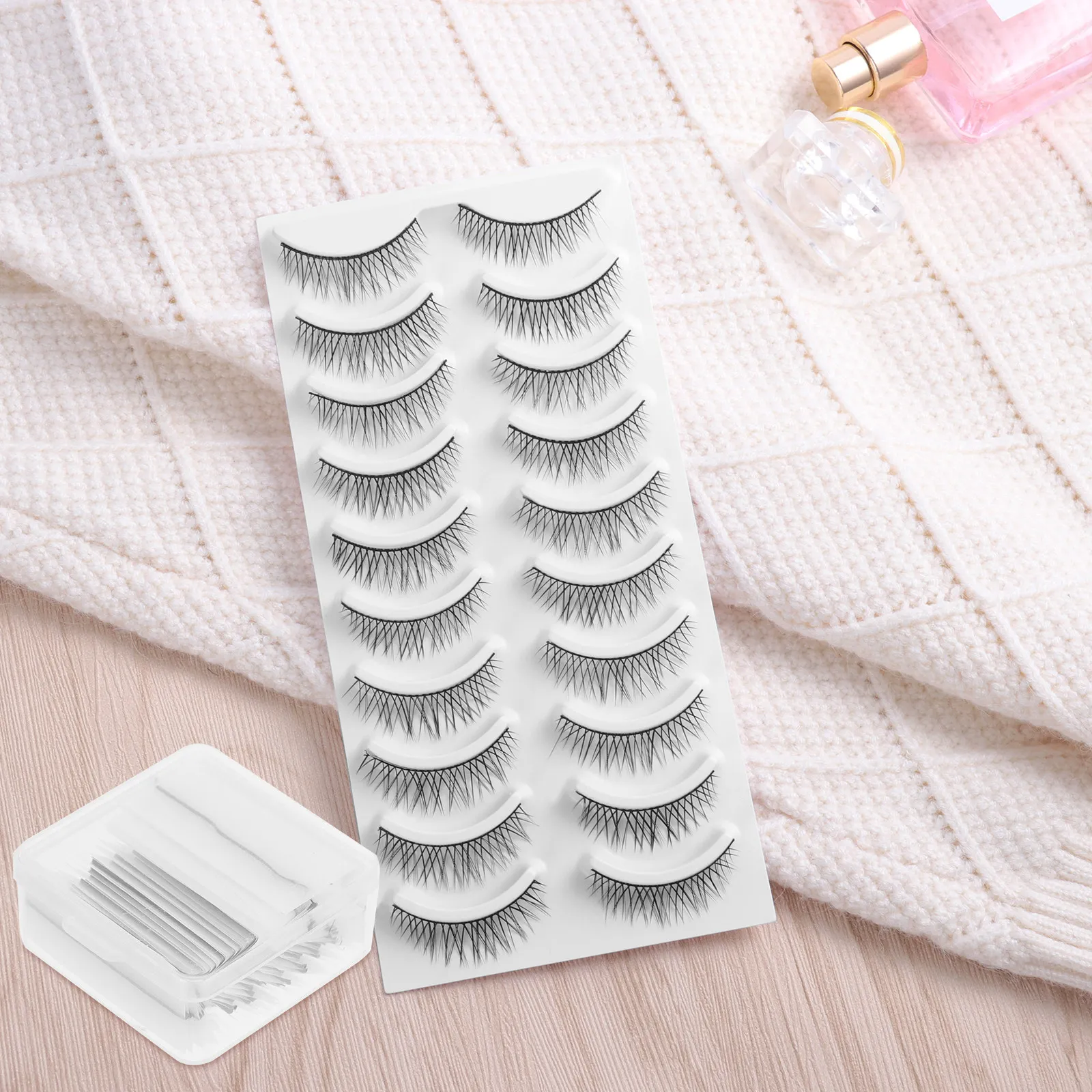 แผ่นแปะขนตาแบบมีกาวในตัว น้ำหน - Eyelash Extension Is Safe บทวิจารณ์และราคา