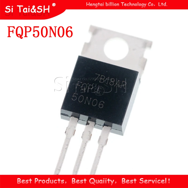 10pcs/lot FQP50N06 FDP50N06 MTP50N06V RFP50N06 P50N06 50N06   Waterproof shell