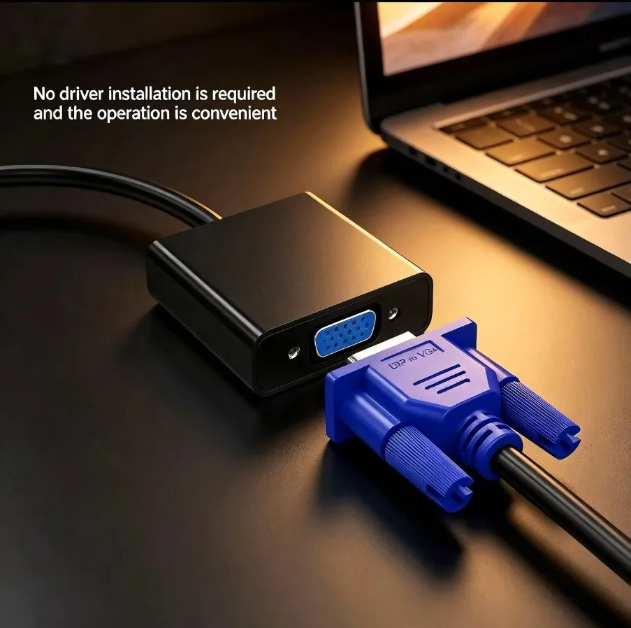 HDMI-compatible To VGA Adapter With Audio Power Supply For PS4 Desktop PC Laptop TV Monitor Projector 1080P Transmission Gadgets