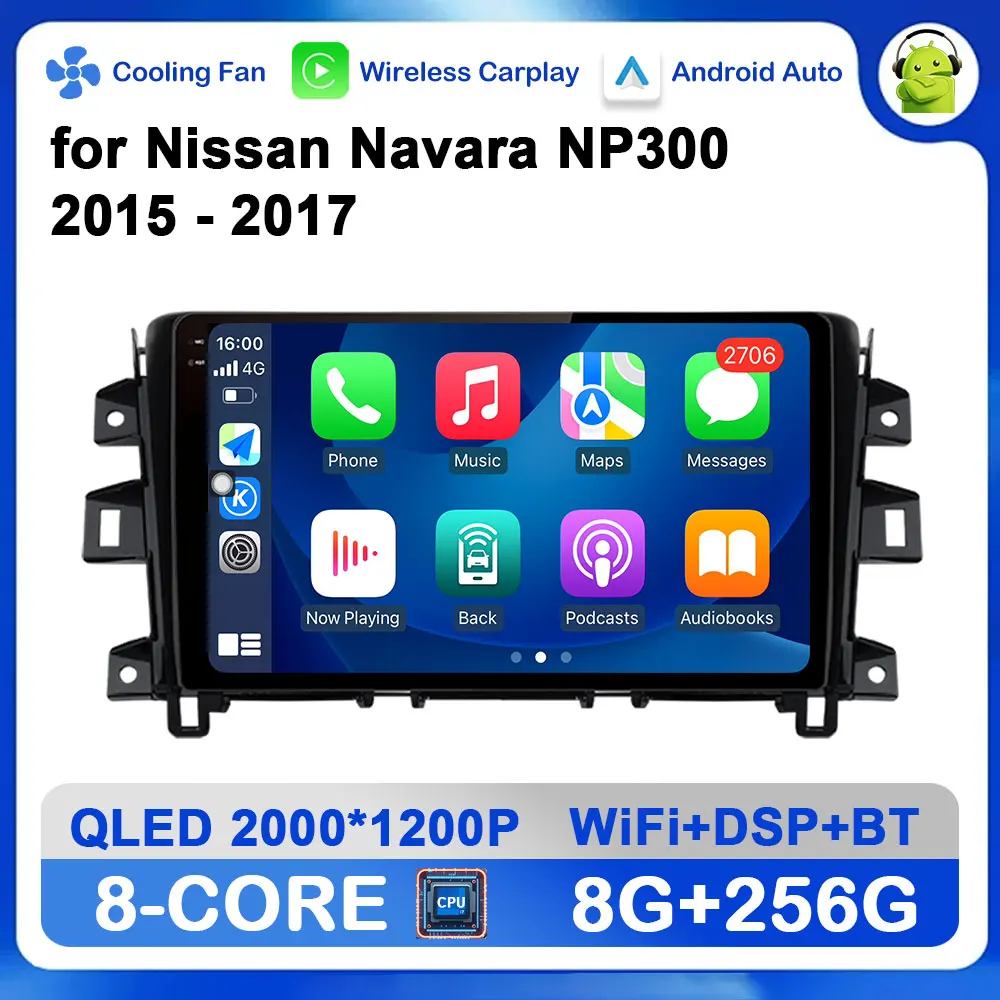 

10 inch for Nissan Navara NP300 2015 - 2017 Android Intelligent System GPS Navi Car Radio Multimedia Player Wireless Carplay 4G