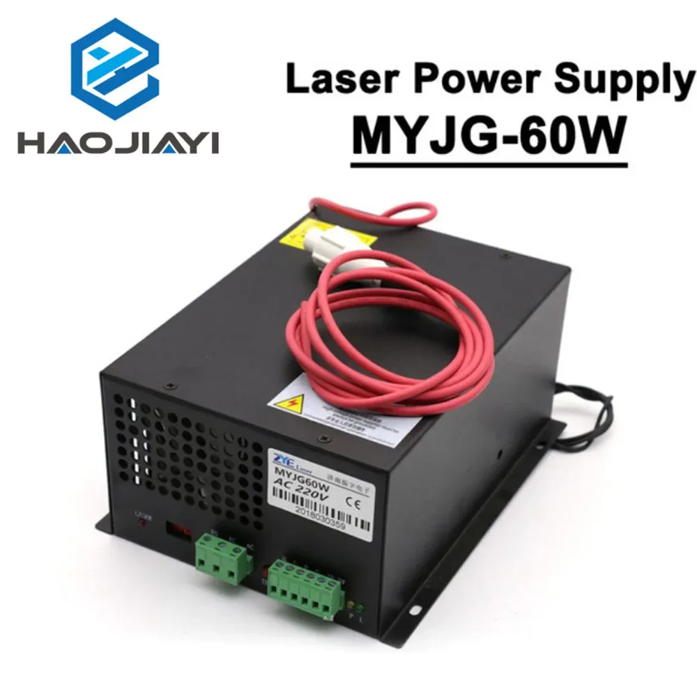 

HAOJIAYI 60W CO2 Laser Power Supply for CO2 Laser Engraving Cutting Machine MYJG-60W category