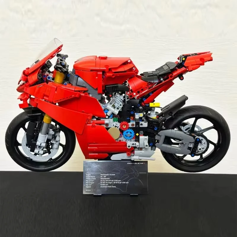 

20261603PCS technology Motorcycle Racing Building Blocks Creative Model Motorcycle Building Blocks Toys Children's Christmas G