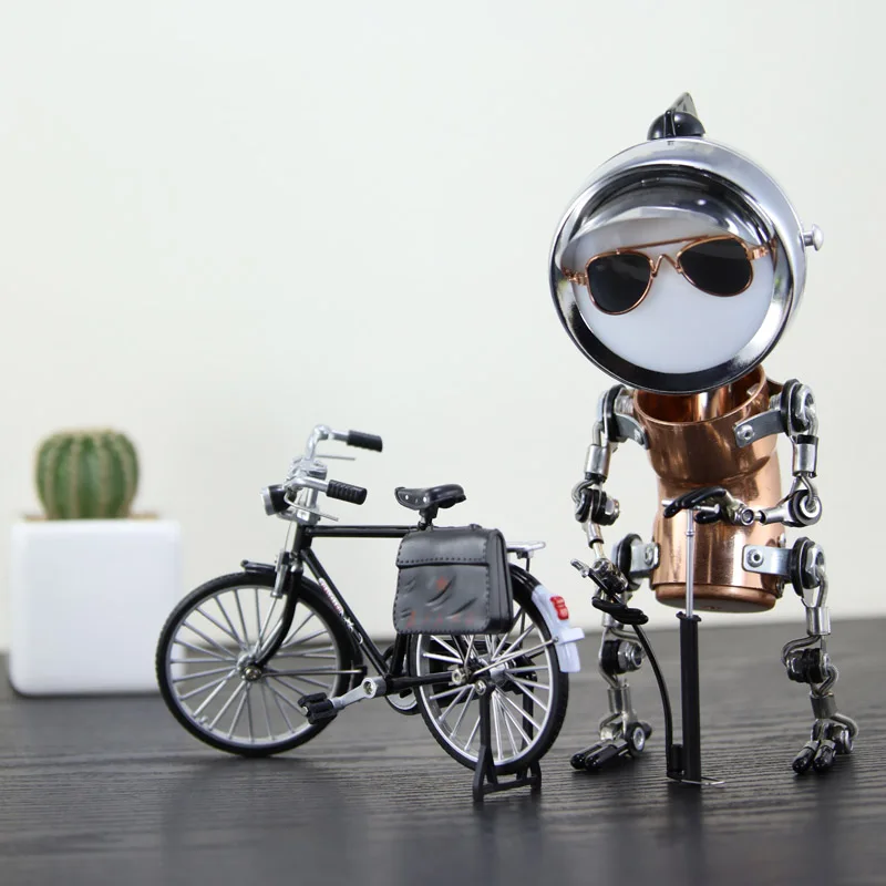 Creative computer desktop ambient light 28 bars punk robot