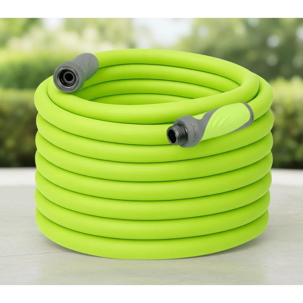 

Lightweight 100ft Garden Hose with SwivelGrip, Flexible All-Weather Water Hose for Home Gardening