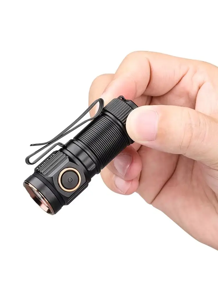 Trustfire MT10 Wiederaufladbare LED EDC Taschenlampe 1000 Lumen Typ USB-C Lade-Taschenlampe Mini 16340 Licht MVB Optik mit Magnet Lan