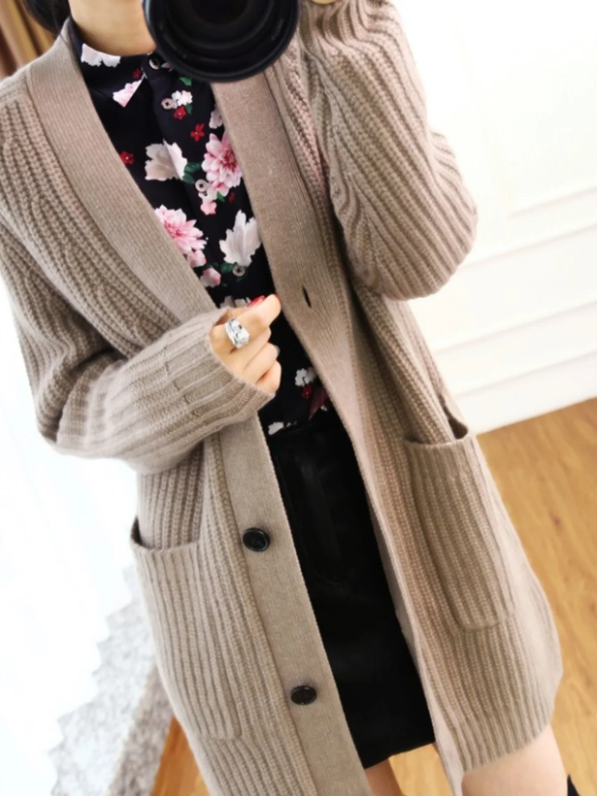 

Кардиган-свитер, пальто, женский осенне-зимний толстый длинный кашемировый свитер, свободный тонкий кашемировый вязаный свитер.