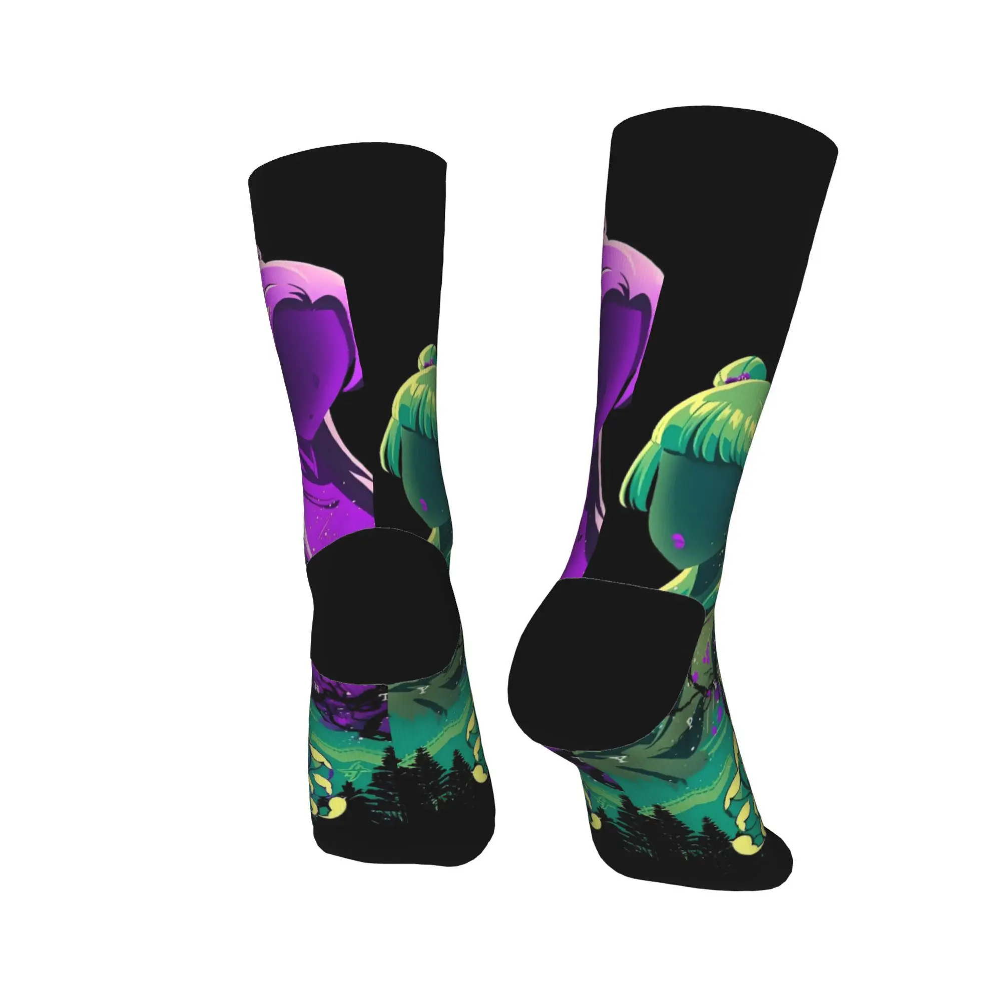 يوميات الصيدلية Maomao جوارب القوطية الجوارب الرجال تنفس الجوارب الشتاء سكيت الجرافيك المضادة للانزلاق الجوارب هدية فكرة